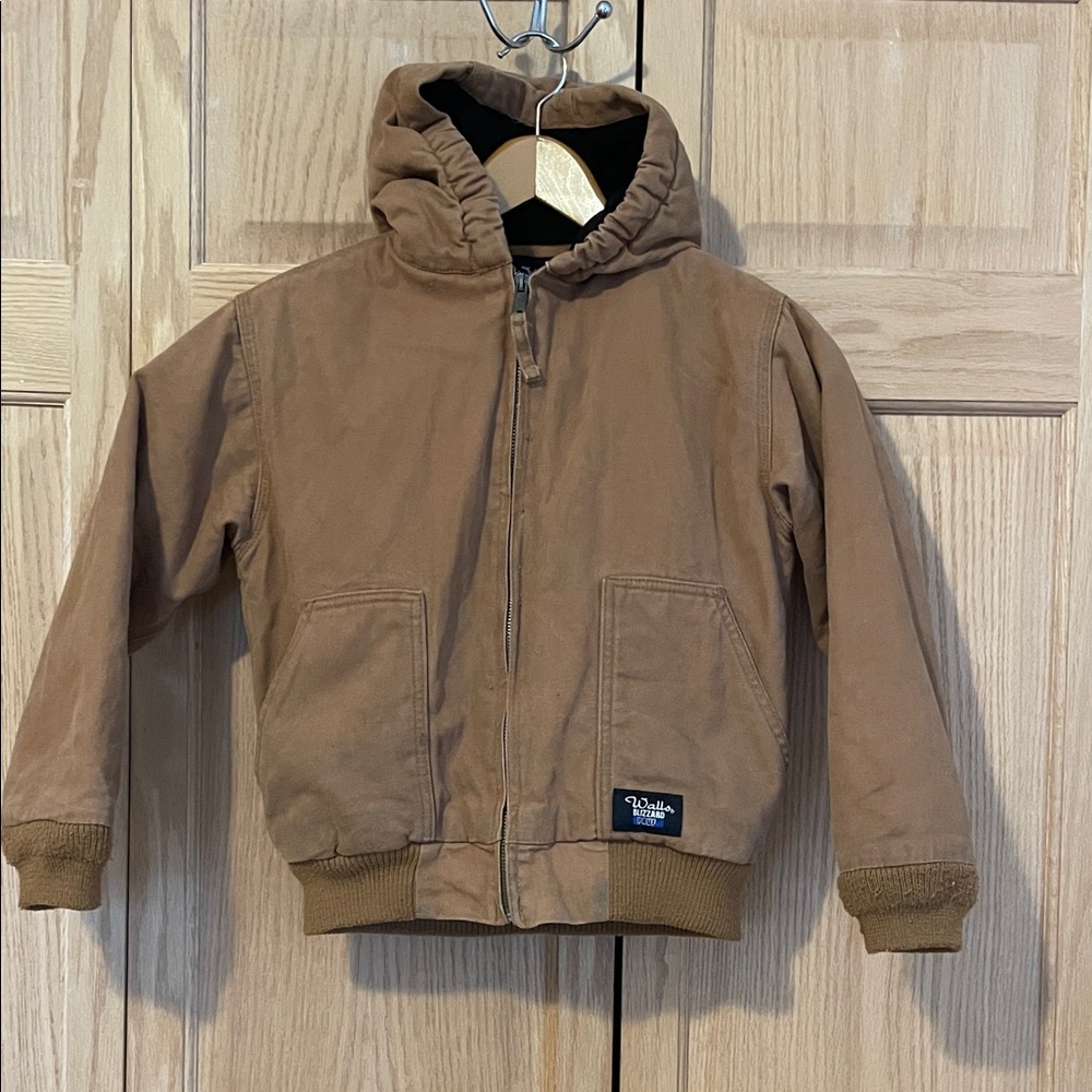 Walls Blizzard Pruf Brown Kids Work Jacket